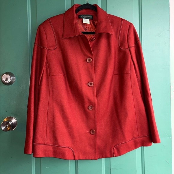 Harve Benard woman size 16w wool / viscose blazer jacket - Picture 1 of 9